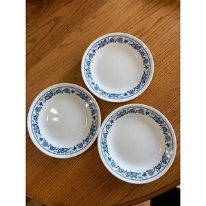 Corelle Livingware Blue Cornflower Small Salad Dessert Plates Set of 3